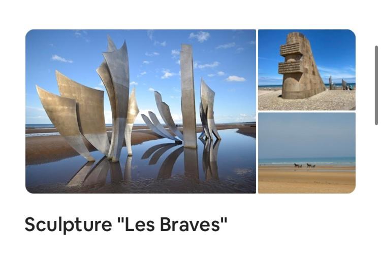 Au Coeur D'Omaha Beach - Colleville-Sur-Mer - Gite 1 Zewnętrze zdjęcie